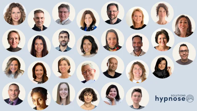 Photo collective des praticiens du réseau Solutions Hypnose